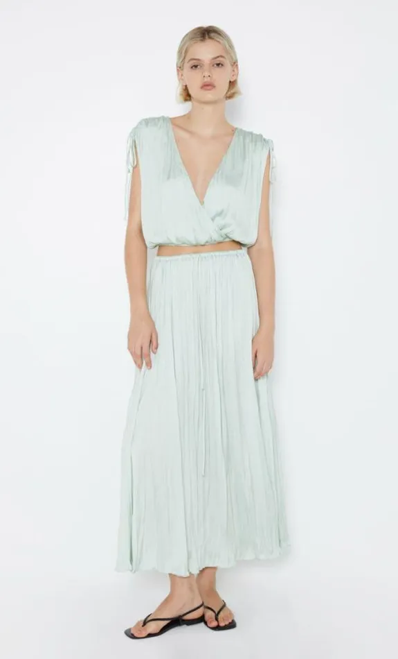 Cropped Shop Bec Bridge Louann Wrap Top Mint