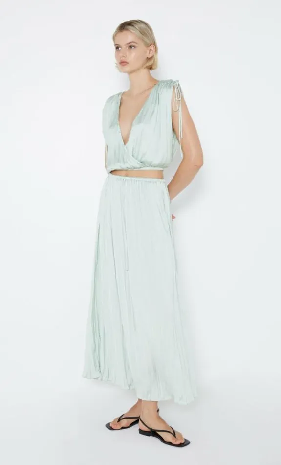 Cropped Shop Bec Bridge Louann Wrap Top Mint