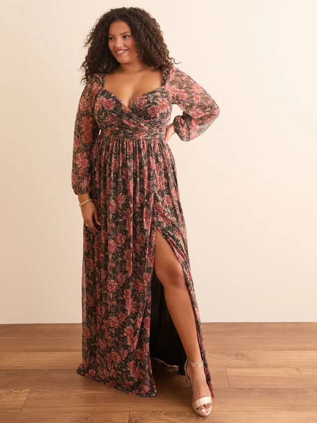 Cynthia Floral Maxi Dress Blackfloral Women Altar039d State Dresses