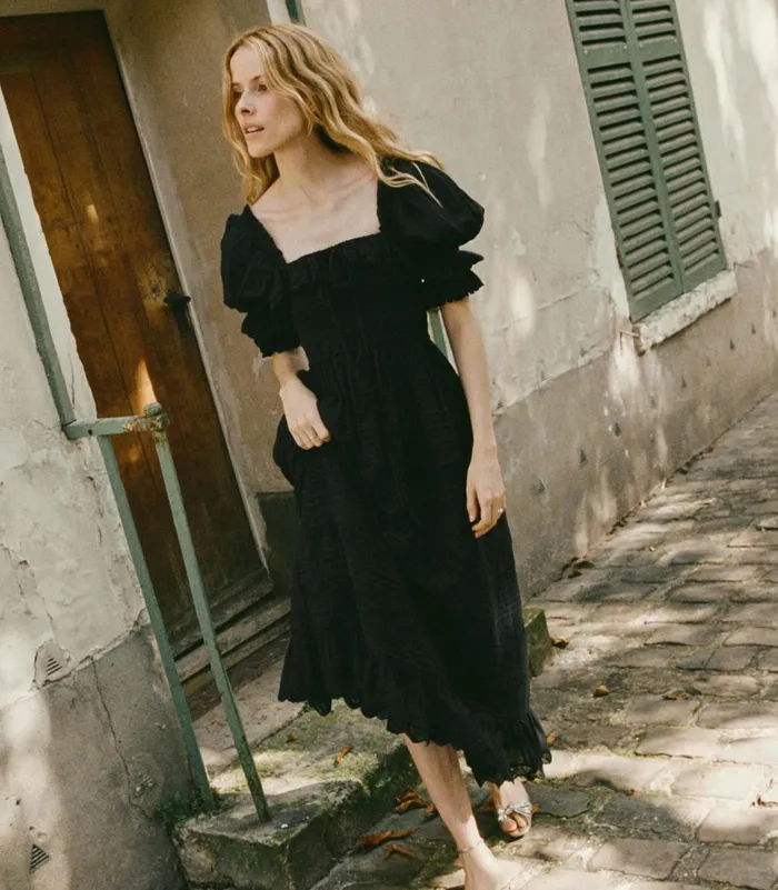 DEN Dresses Women Izabal Dress Navy