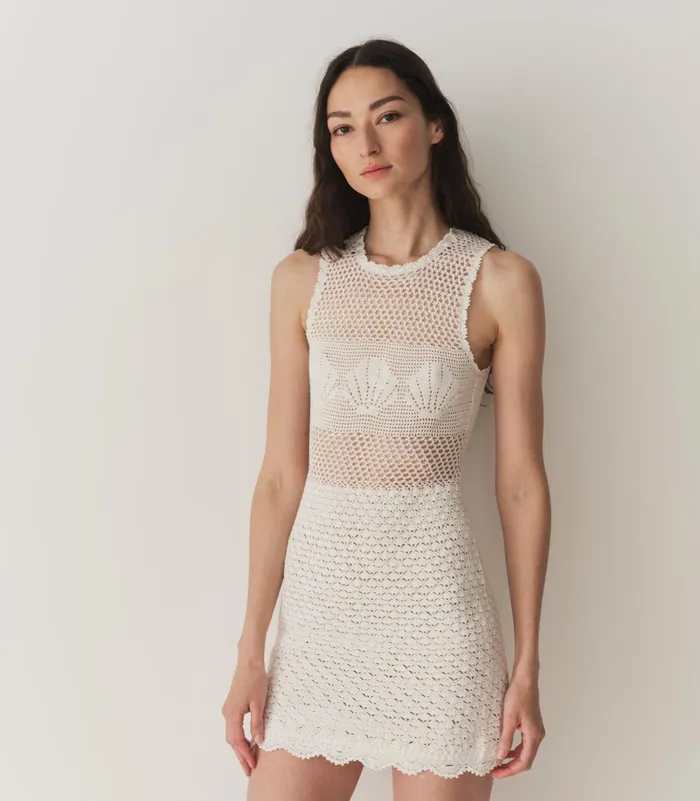 DEN Dresses Women Tessa Dress Pearl DEN Dresses Women Tessa Dress Pearl