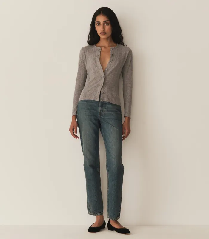 DEN Tees Women Amelie Tee Heather Grey