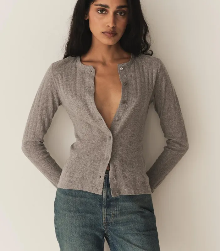DEN Tees Women Amelie Tee Heather Grey