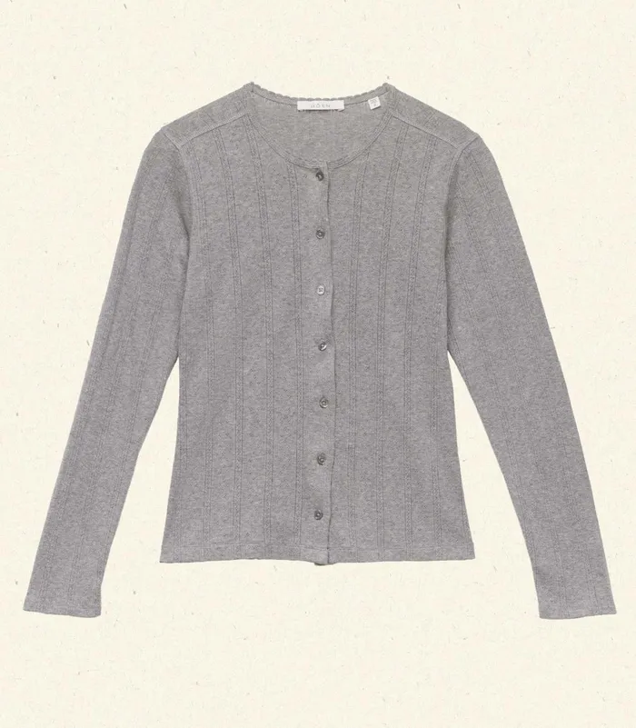 DEN Tees Women Amelie Tee Heather Grey