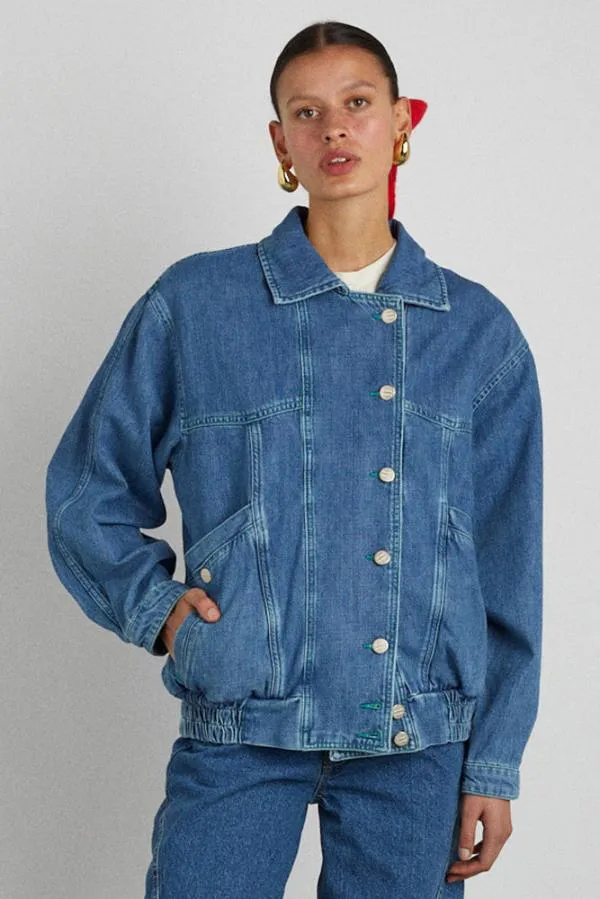 Damson Madder Coords Women Claudia Bomber 8211 Vintage Wash