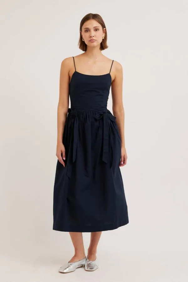 Damson Madder Dresses Women Penelope Apron Dress 8211 Navy