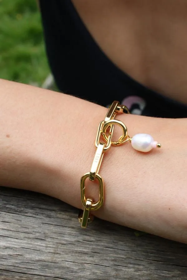 Damson Madder Jewellery Accessories Mega Gold Chain Bracelet