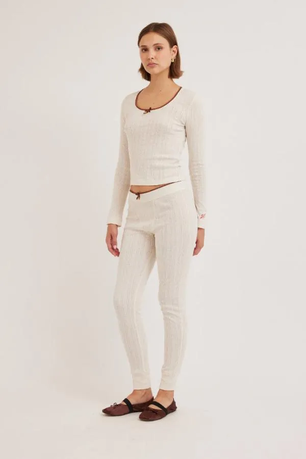 Damson Madder Nightwear Women Jackie Pointelle Pj Set