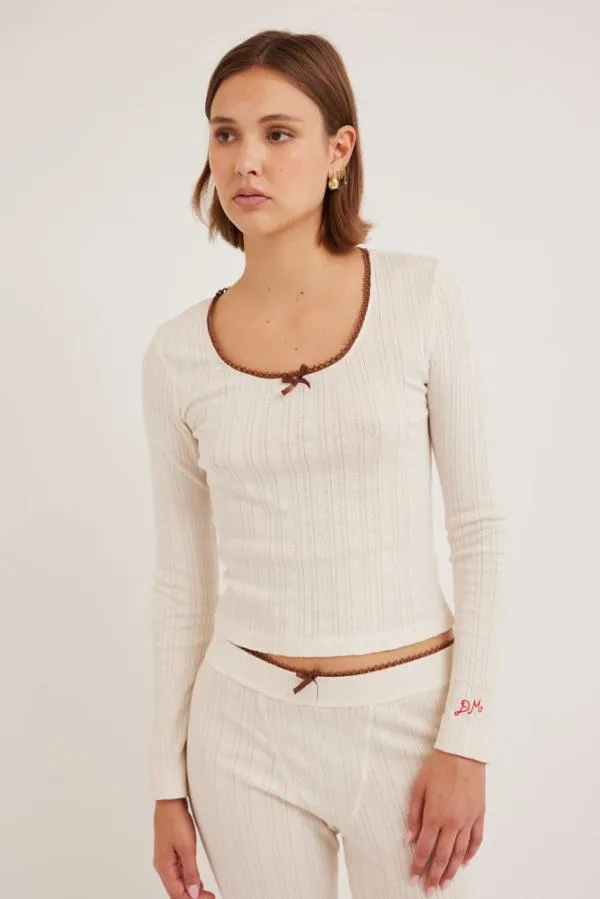 Damson Madder Nightwear Women Jackie Pointelle Pj Set