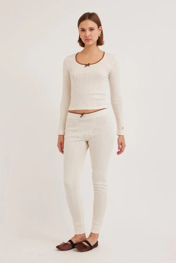 Damson Madder Nightwear Women Jackie Pointelle Pj Set