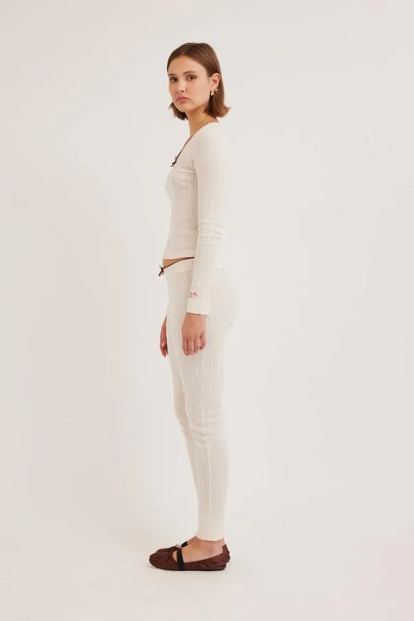 Damson Madder Nightwear Women Jackie Pointelle Pj Set
