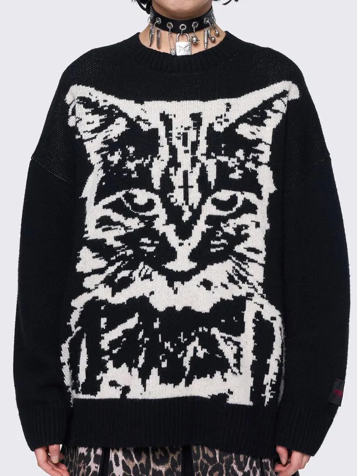Dark Whiskers Sweater Women Minga London Knitwear