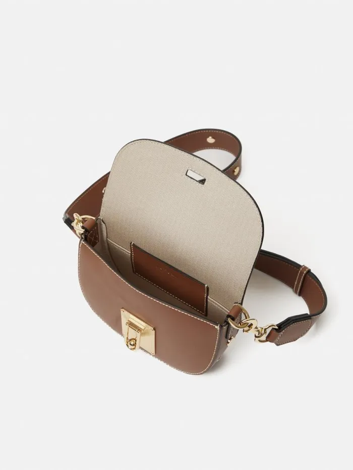 Denbigh Studded Leather Bag Tan Women Jigsaw Bags
