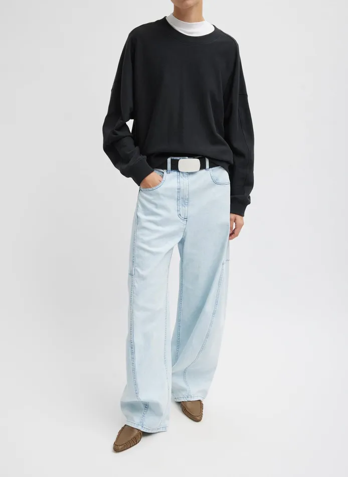 Denim Women Tibi Bleached Denim Sid Jean