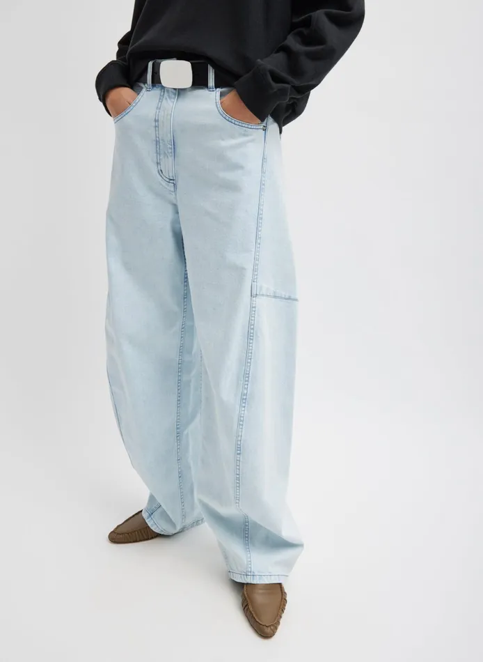 Denim Women Tibi Bleached Denim Sid Jean