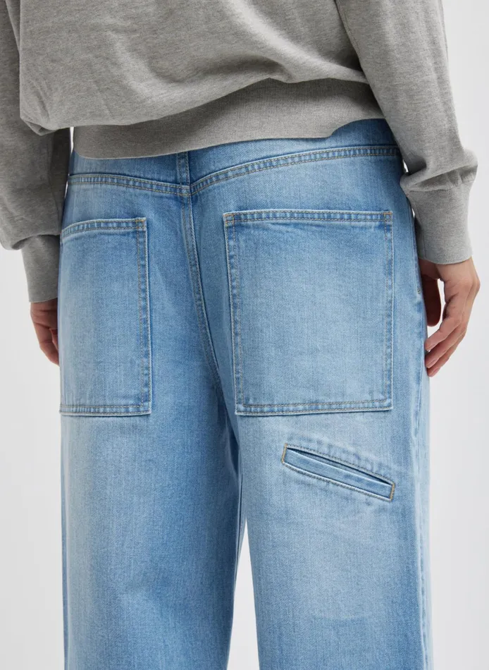 Denim Women Tibi Vintage Wash Denim Dennis Jean