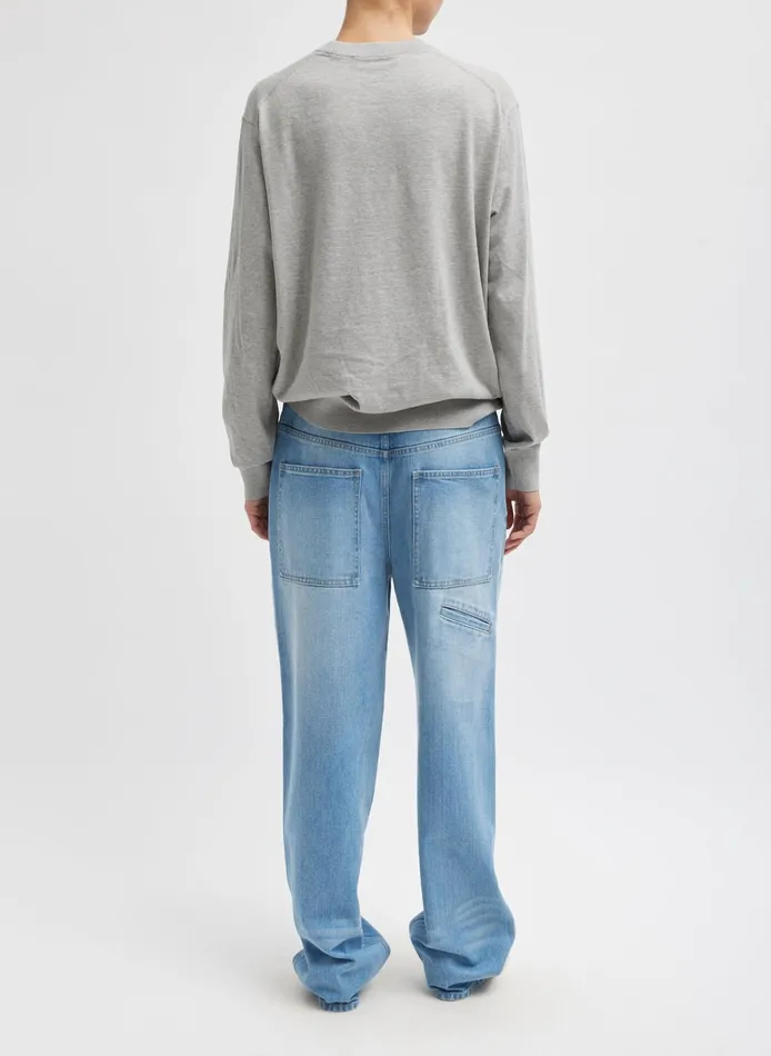 Denim Women Tibi Vintage Wash Denim Dennis Jean