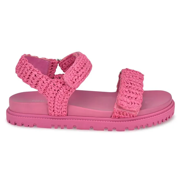 Dinrah Footbed Sandals Pink Women Nine West Sandals
