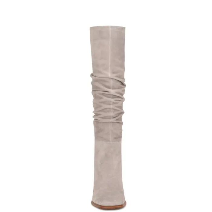 Domaey Casual Boots Medium Grey Women Nine West Boots and Booties Domaey Casual Boots Medium Grey Women Nine West Boots and Booties