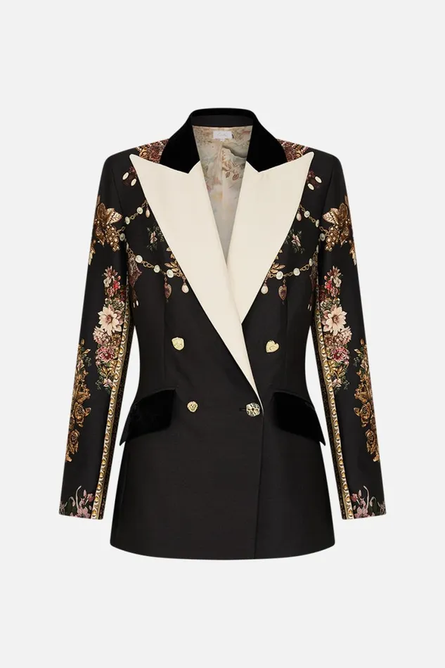 DOUBLE BREASTED SUIT JACKET DYNASTY DAZE Dynasty Daze Womens Camilla Jackets