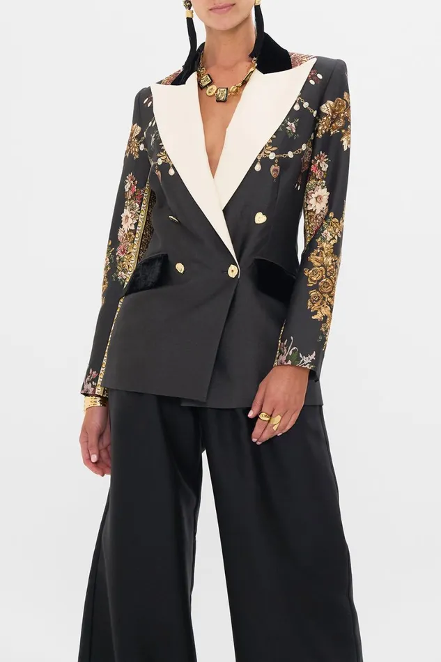 DOUBLE BREASTED SUIT JACKET DYNASTY DAZE Dynasty Daze Womens Camilla Jackets
