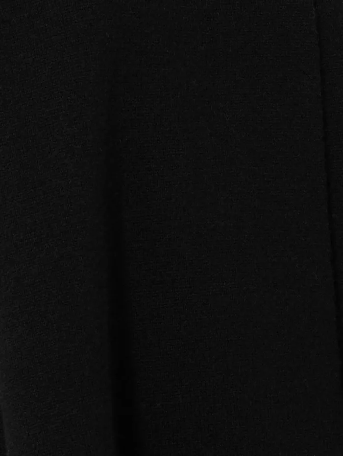 Double Faced Contrast Cape Black Women Jigsaw Knitwear and Cashmere