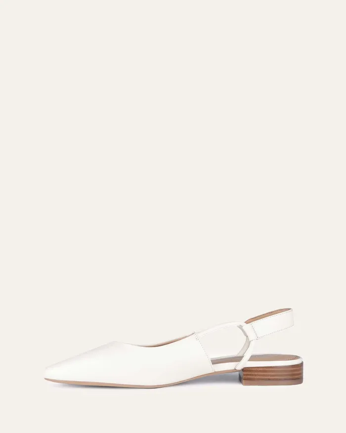 DRESS Women jomercer Larissa dress flats off white leather DRESS Women jomercer Larissa dress flats off white leather