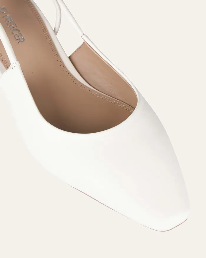 DRESS Women jomercer Larissa dress flats off white leather DRESS Women jomercer Larissa dress flats off white leather