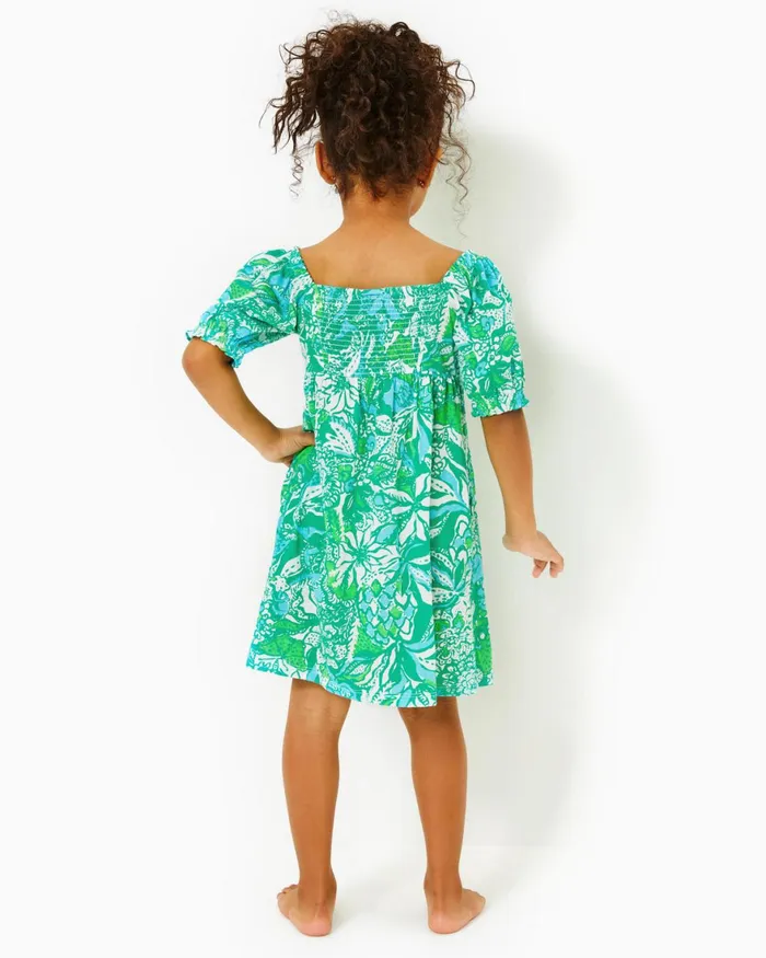 Dresses and Rompers Girls Lilly Pulitzer Girls Mini Delaney Dress Botanical Green Safari Sangria Dresses and Rompers Girls Lilly Pulitzer Girls Mini Delaney Dress Botanical Green Safari Sangria