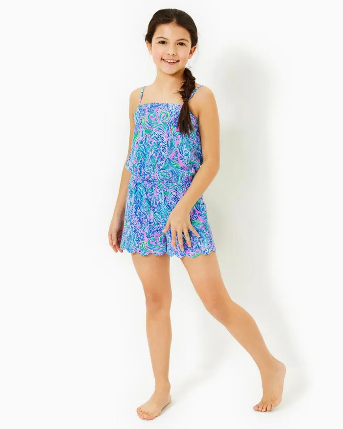 Dresses and Rompers Girls Lilly Pulitzer Girls Mini Jace Romper Lilac Rose We Mermaid It Dresses and Rompers Girls Lilly Pulitzer Girls Mini Jace Romper Lilac Rose We Mermaid It