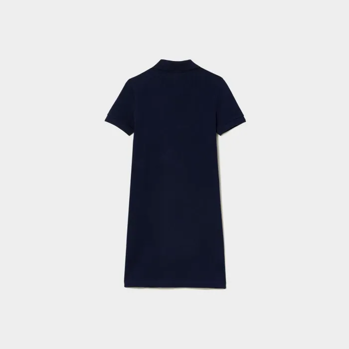 Dresses and Skirts Kids Lacoste Kids039 Cotton Polo Dress Navy Blue 166