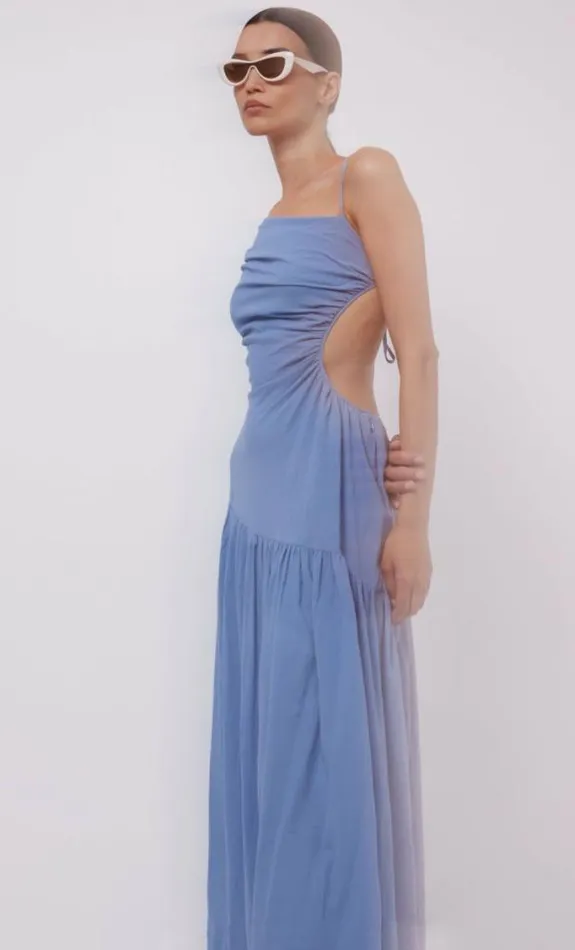 Dresses Bec Bridge Calypso Asym Maxi Dress Meridian Blue