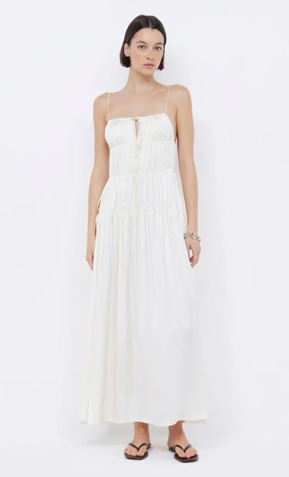 Dresses Bec Bridge Delphi Gathered Dress Ivory