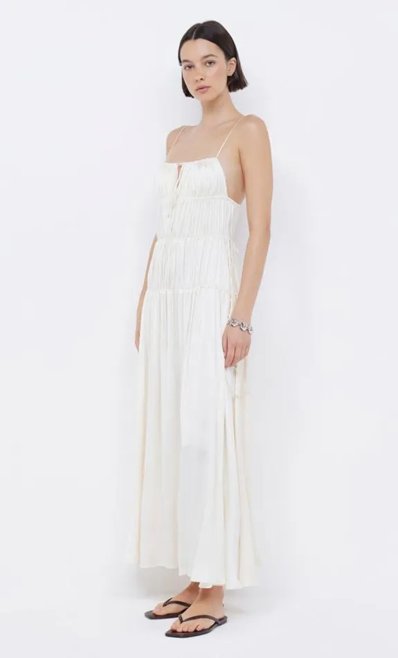 Dresses Bec Bridge Delphi Gathered Dress Ivory