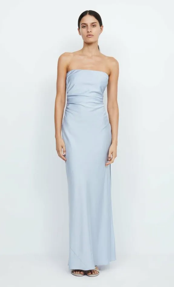 Dresses Bec Bridge Eternity Strapless Maxi Dusty Blue
