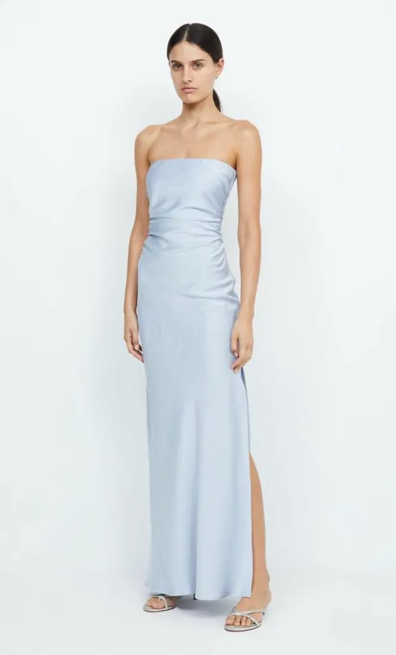 Dresses Bec Bridge Eternity Strapless Maxi Dusty Blue