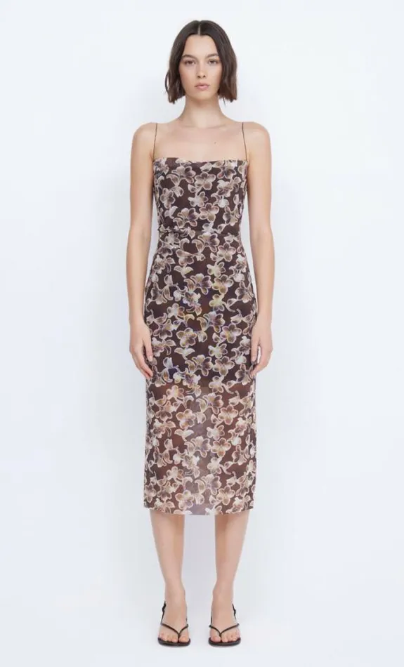 Dresses Bec Bridge Herlani Singlet Midi Dress Hibiscus Choc