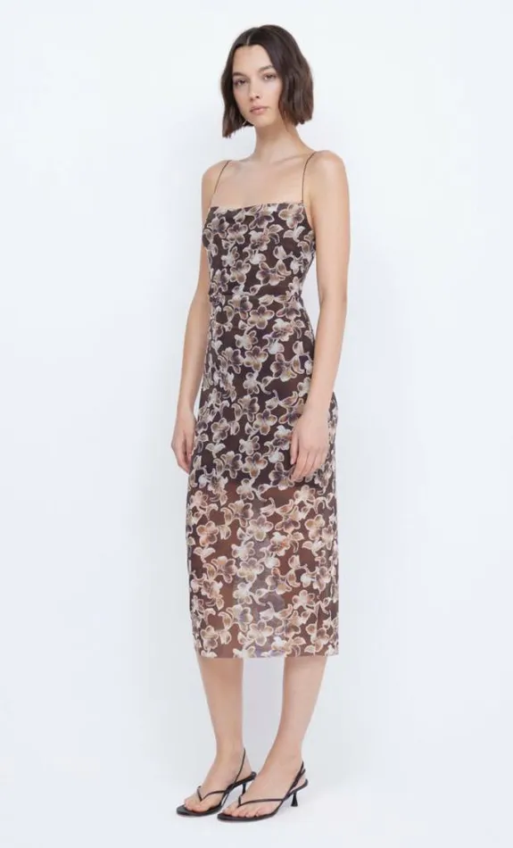 Dresses Bec Bridge Herlani Singlet Midi Dress Hibiscus Choc
