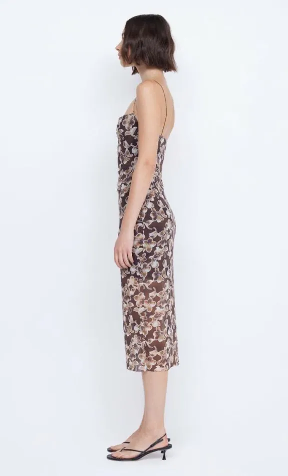 Dresses Bec Bridge Herlani Singlet Midi Dress Hibiscus Choc