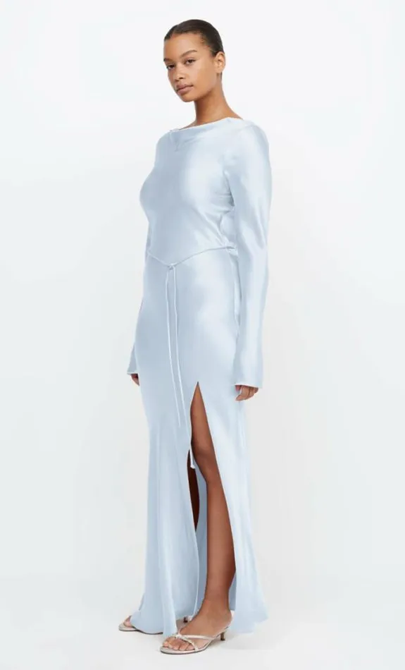 Dresses Bec Bridge Moon Dance Long Sleeve Maxi Dress Dusty Blue