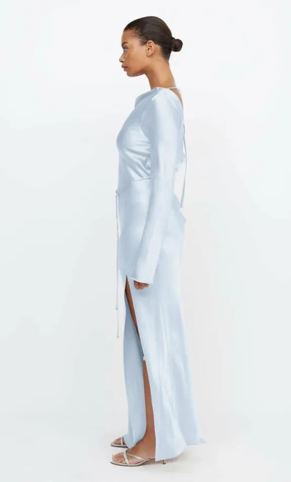 Dresses Bec Bridge Moon Dance Long Sleeve Maxi Dress Dusty Blue