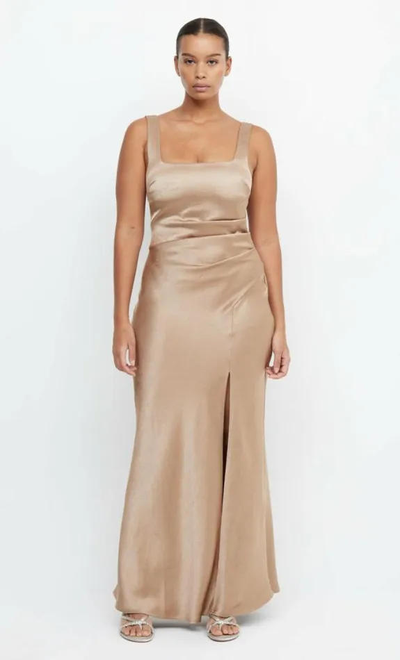 Dresses Bec Bridge The Dreamer Square Neck Dress Golden