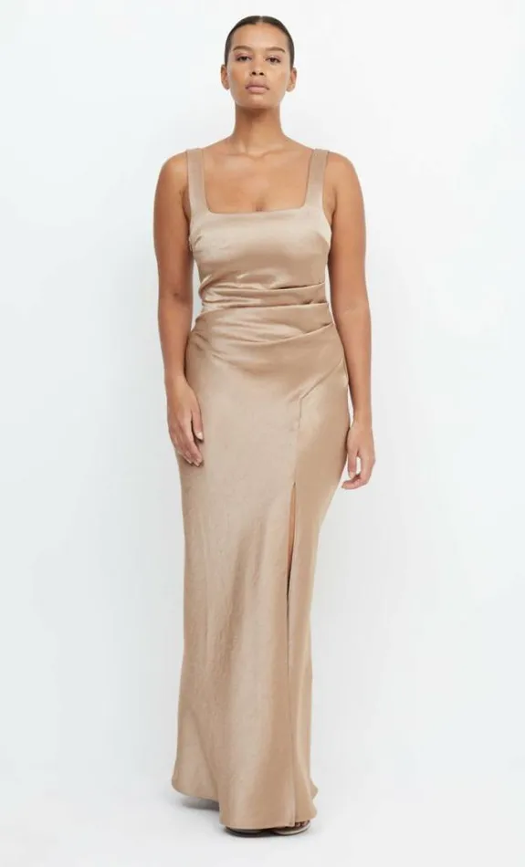 Dresses Bec Bridge The Dreamer Square Neck Dress Golden