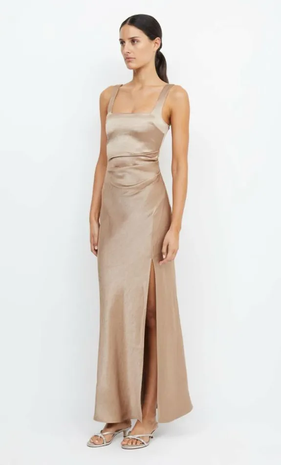 Dresses Bec Bridge The Dreamer Square Neck Dress Golden