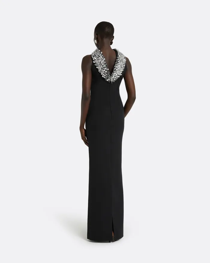 Dresses Safiyaa Women Holli Black Long Dress Black