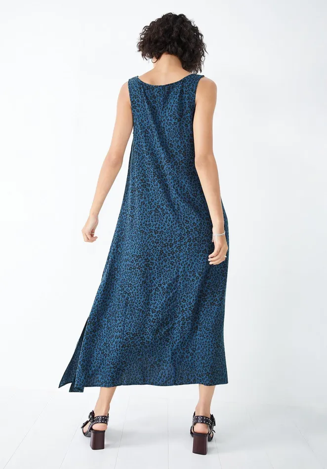 Dresses Women Hush Albee Midi Dress Leopard Floral Blueblack