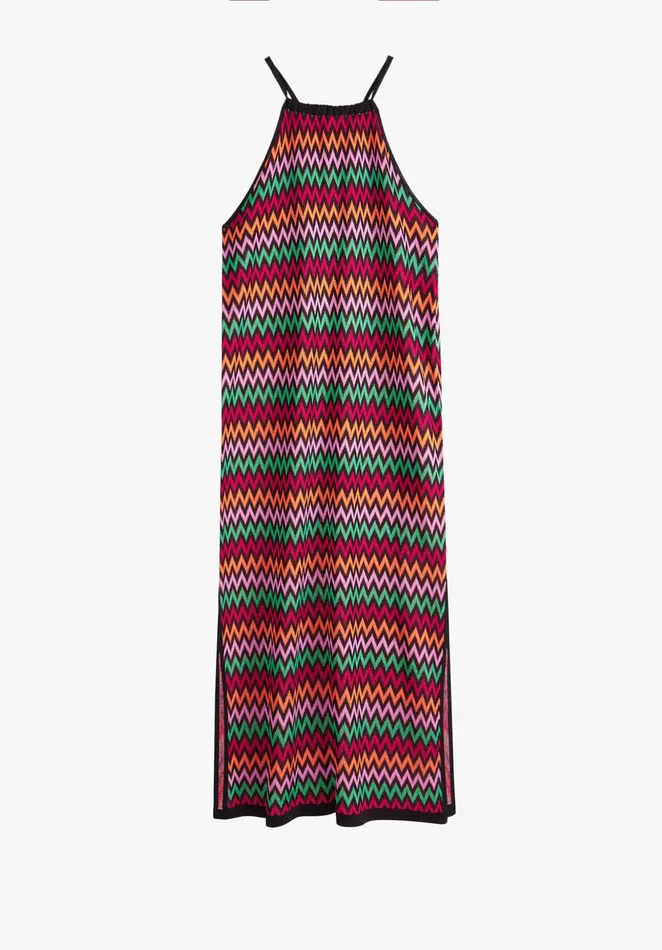 Dresses Women Hush Martina Halterneck Knitted Dress Black Multi