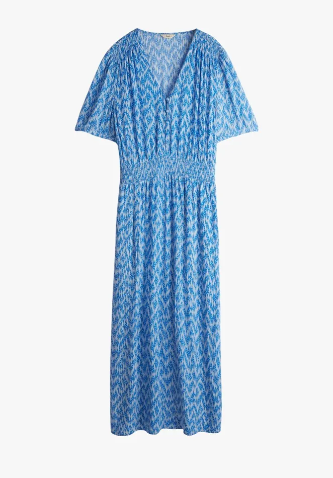 Dresses Women Hush Pip Midi Dress Zig Zag Blue White