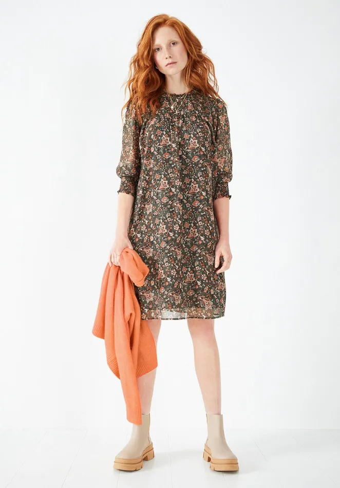 Dresses Women Hush Terra Mini Dress Khaki Indian Floral