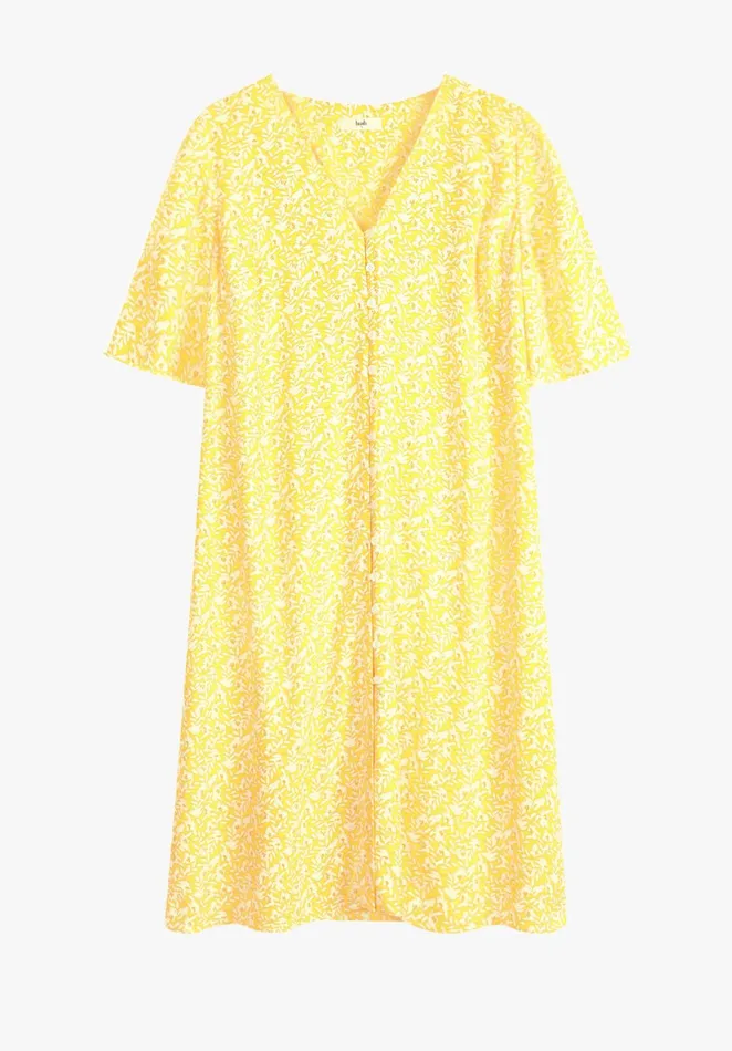 Dresses Women Hush Valeria Mini Dress Leafy Floral Yellow